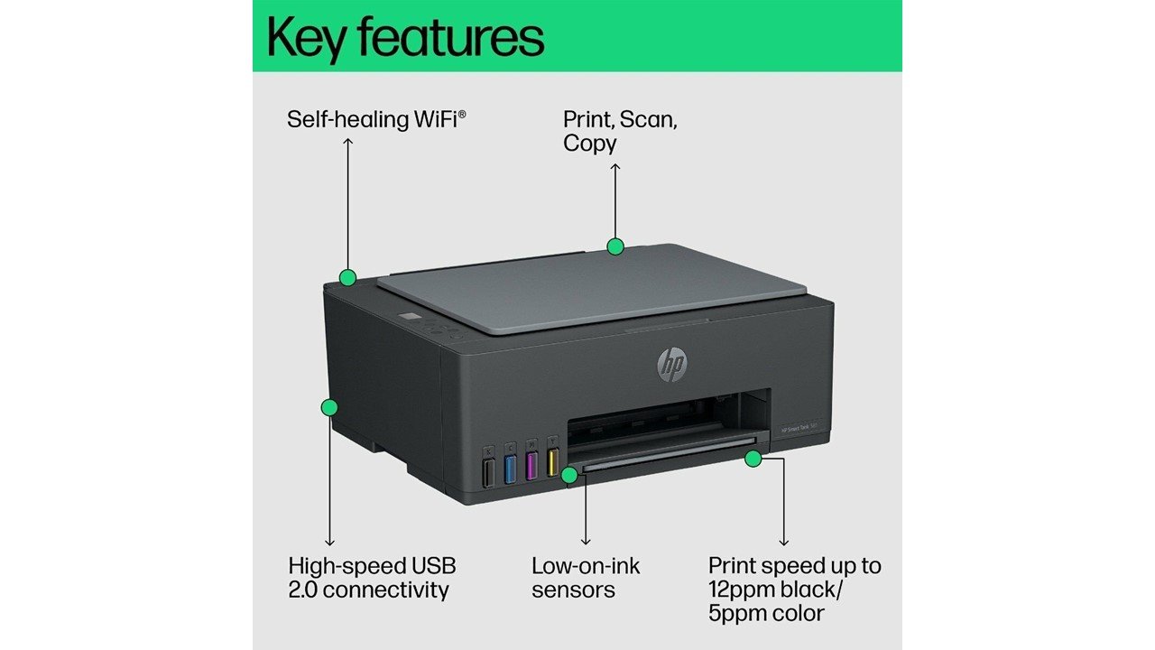 HP Smart Tank 581 All-in-One Printer